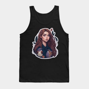 cute adorable pretty lovely girl Tank Top